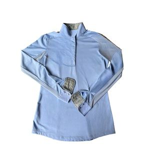 Equestrian Show Shirt Essex Classics Size Small Blue